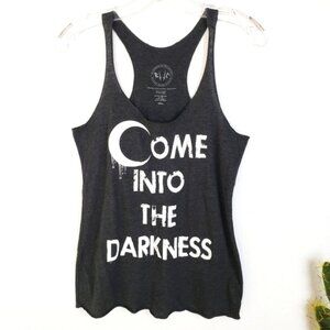 Black Hope Curse Graphic Print Tank Tee Shirt size S Goth Punk Grunge